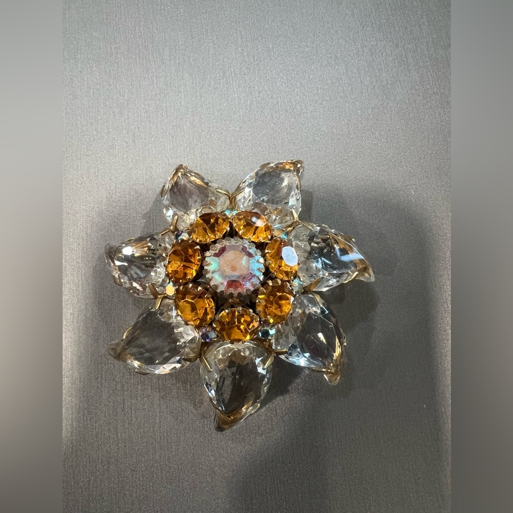 Exceptional open back pin brooch
